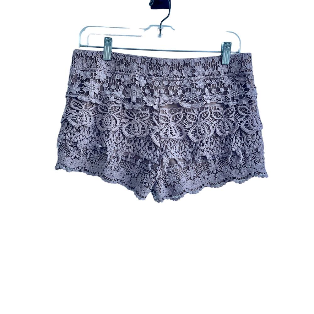 WHISPERS Lace shorts, taupe XL